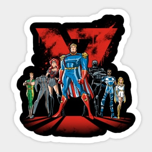 Supes League Sticker